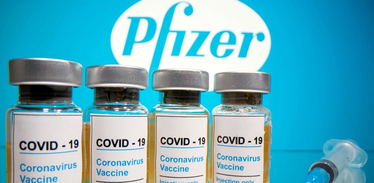 Pfizer is "very close" to applying for an emergency use approval for its Covid-19 vaccine after collecting safety data to submit to US regulators. Credit: Reuters Photo