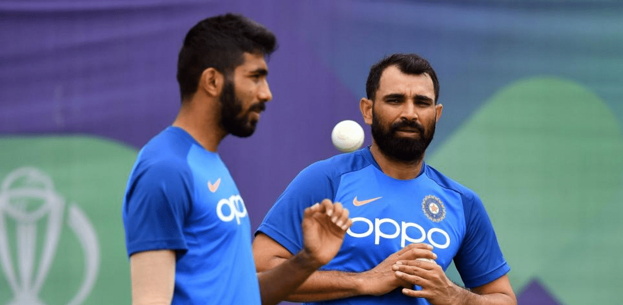 There is a chance that Shami and Bumrah will be rotated during the white-ball series. Credit: AFP Photo