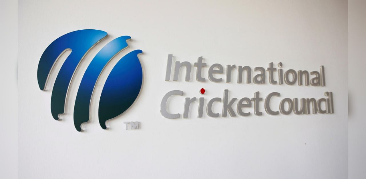 The International Cricket Council (ICC) logo. Credit: Reuters Photo