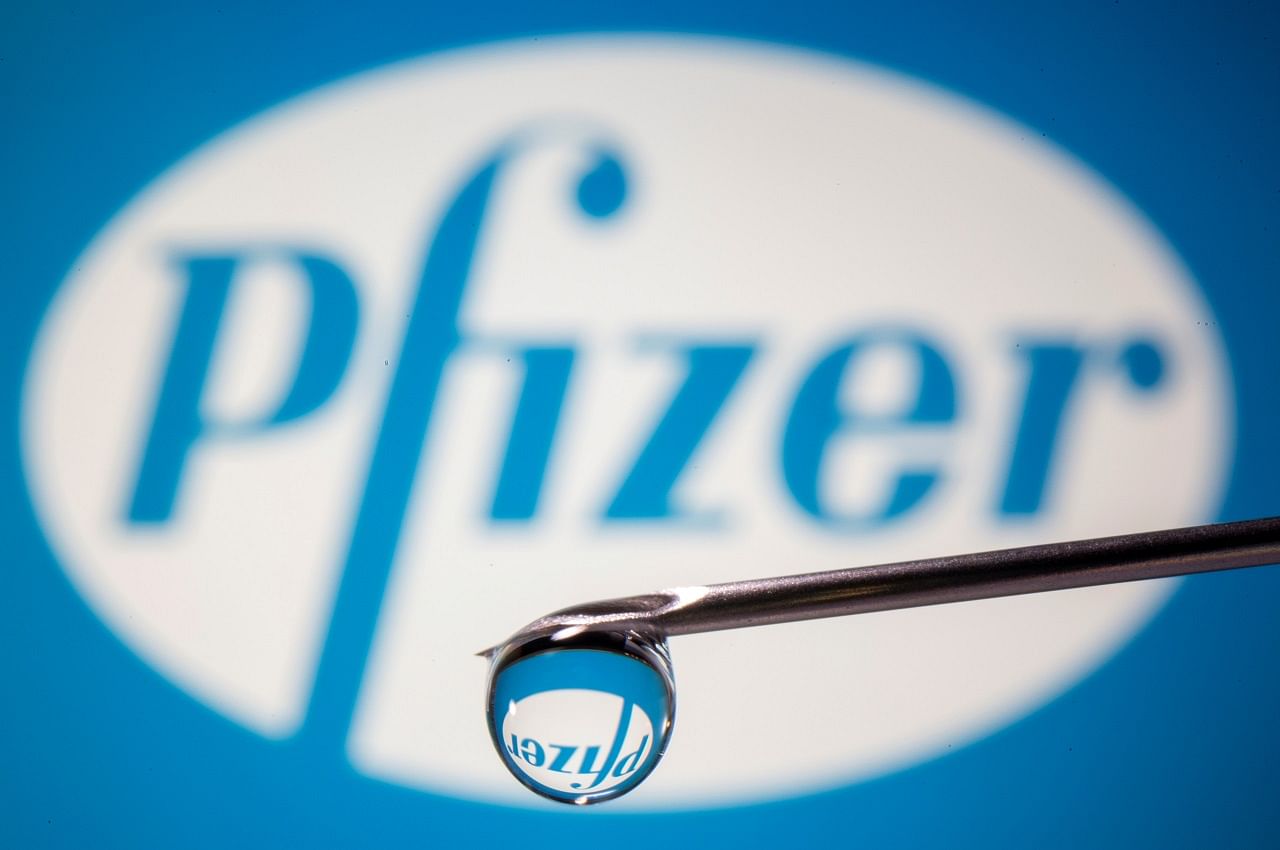 Pfizer's logo. Credit: Reuters Photo