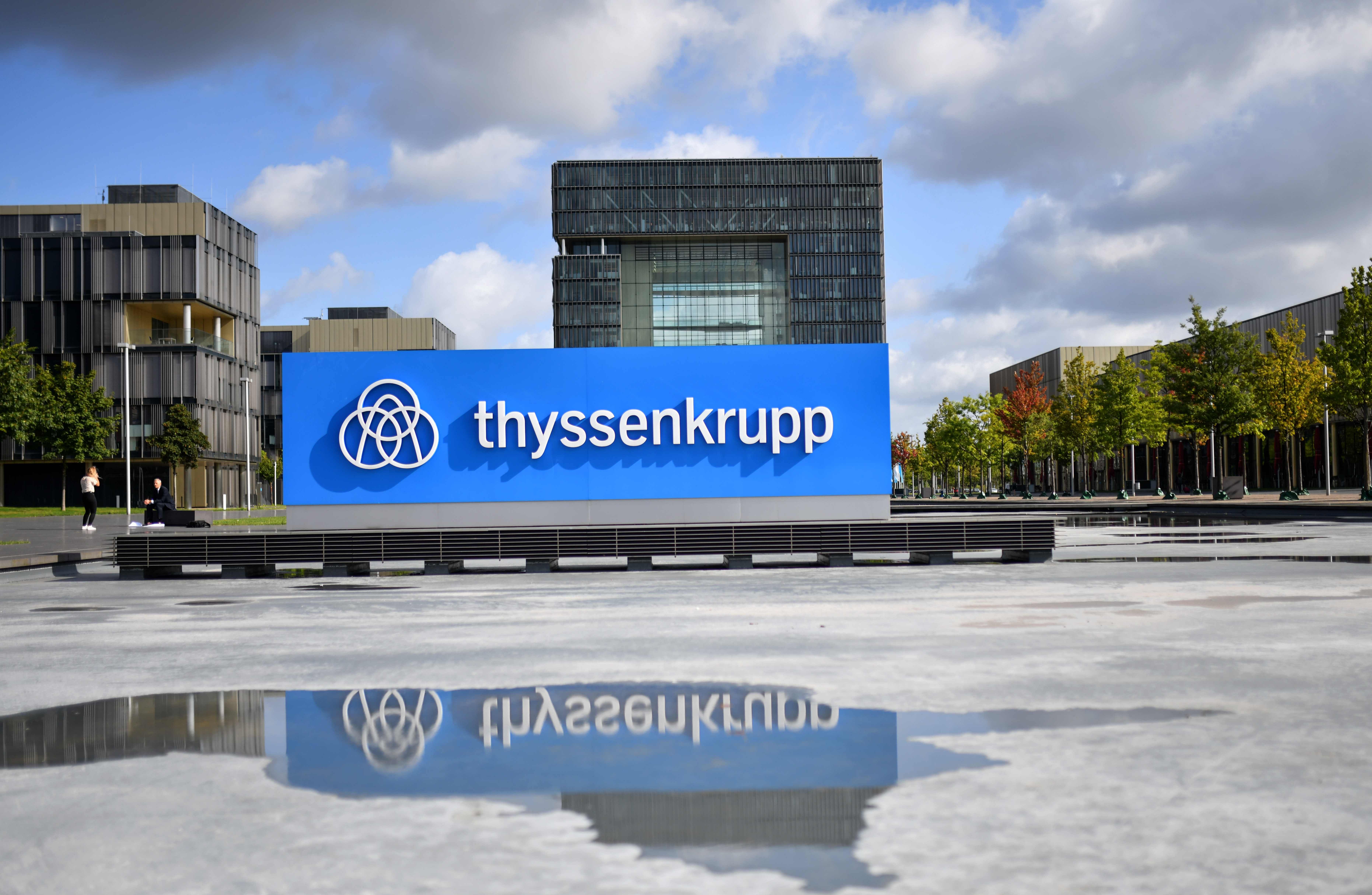 German industrial conglomerate ThyssenKrupp. Credit: AFP Photo