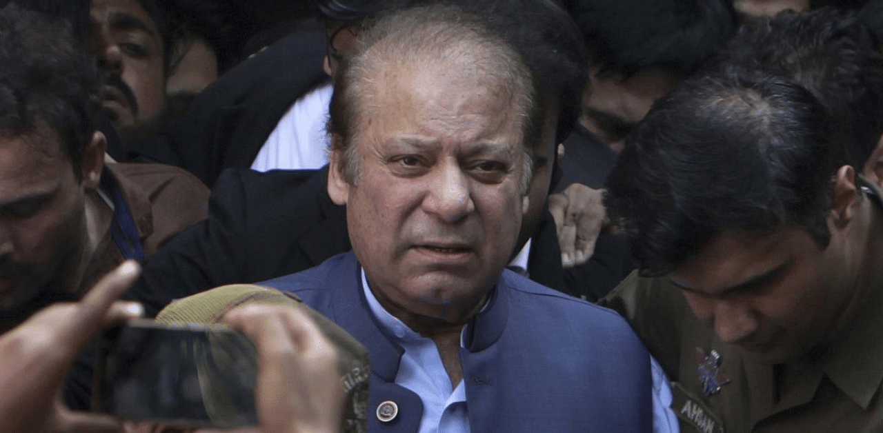  Pakistan's former prime minister Nawaz Sharif. Credit: AP Photo