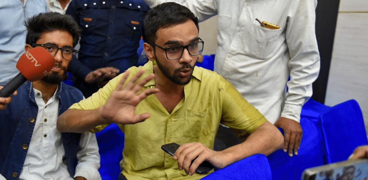 Former JNU student leader Umar Khalid. Credit: PTI Photo