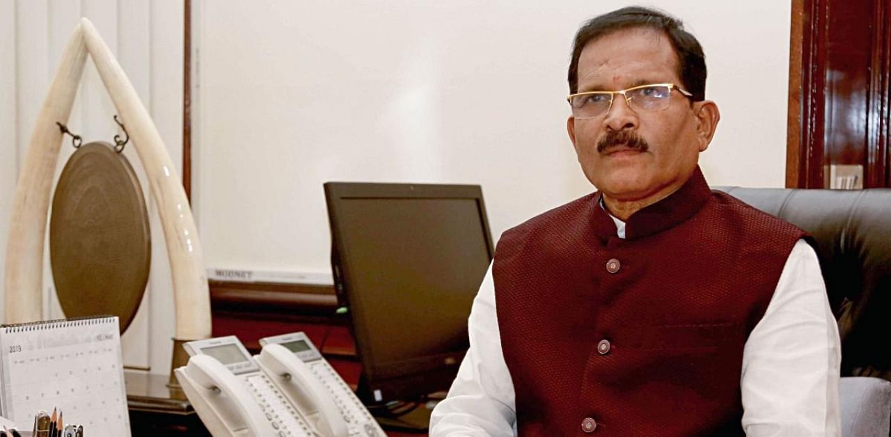 Minister of State (Independent Charge) of the Ministry of Ayurveda, Yoga and Naturopathy, Unani, Siddha and Homoeopathy (AYUSH); and Minister of State in the Ministry of Defence Shripad Yesso Naik. Credit: PTI Photo