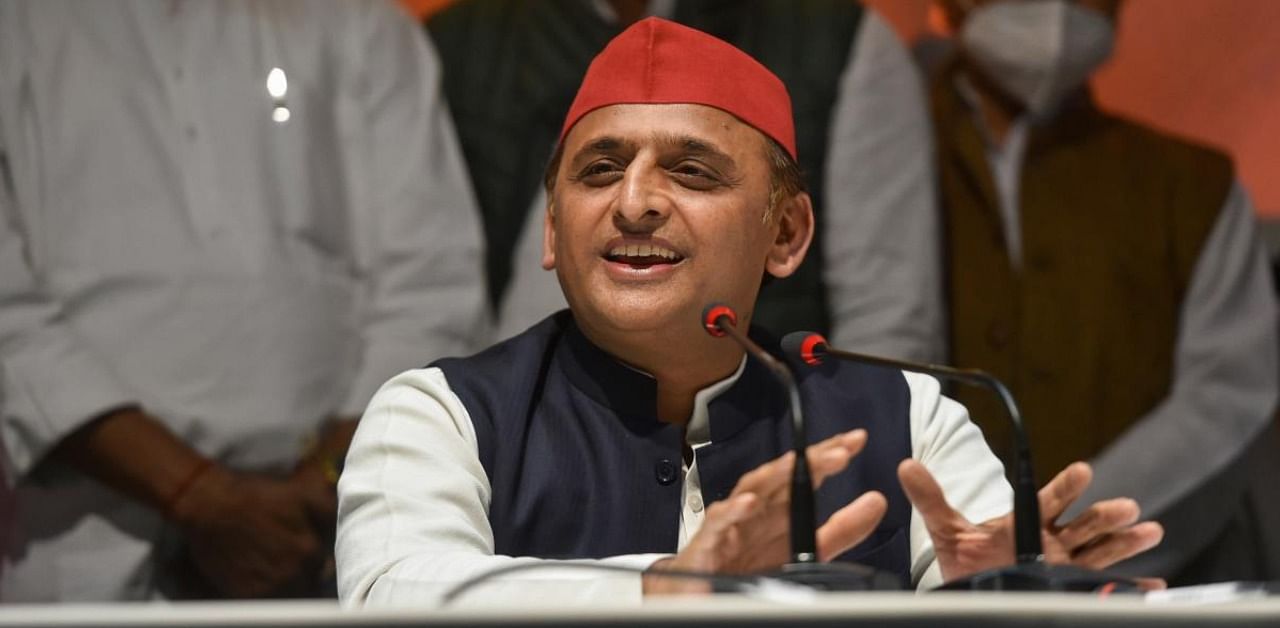 SP chief Akhilesh Yadav intends to forge an alliance with smaller parties. Credit: PTI Photo