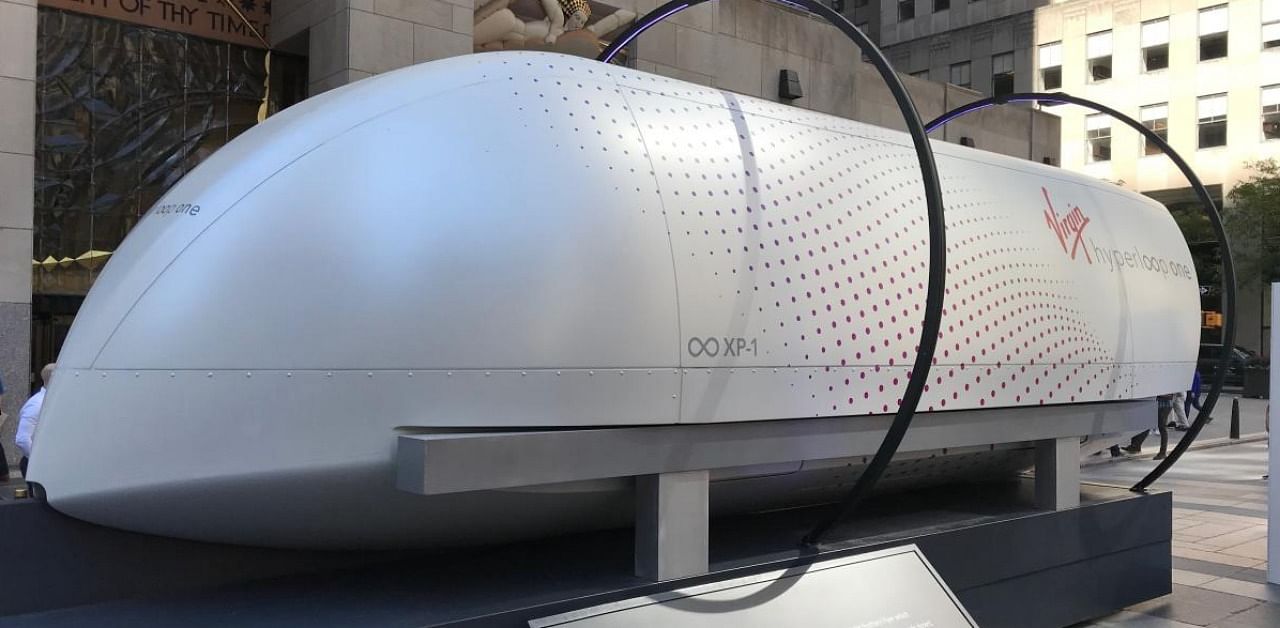 A Hyperloop pod.