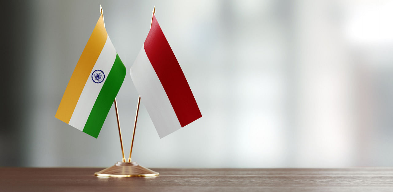 India and Indonesia flags. Credit: iStockPhoto