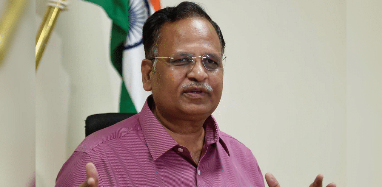 Delhi Health Minister Satyendar Jain. Credit: PTI Photo