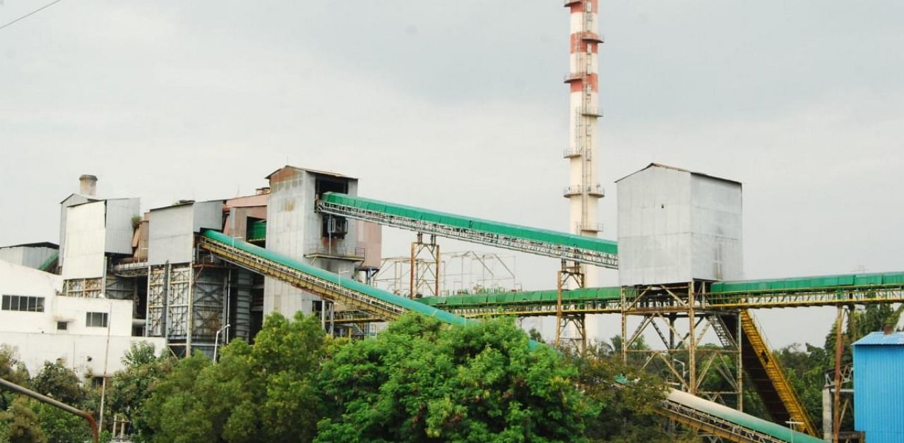 The Mysore Sugar factory. Credit: DH.