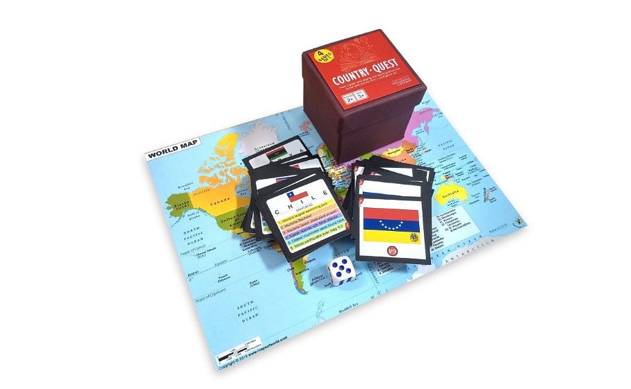 TNT Quest's Country Quest card game on Amazon India website