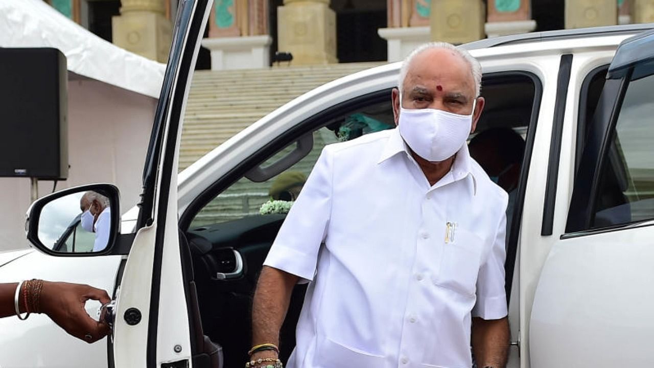 B S Yediyurappa. Credit: PTI.