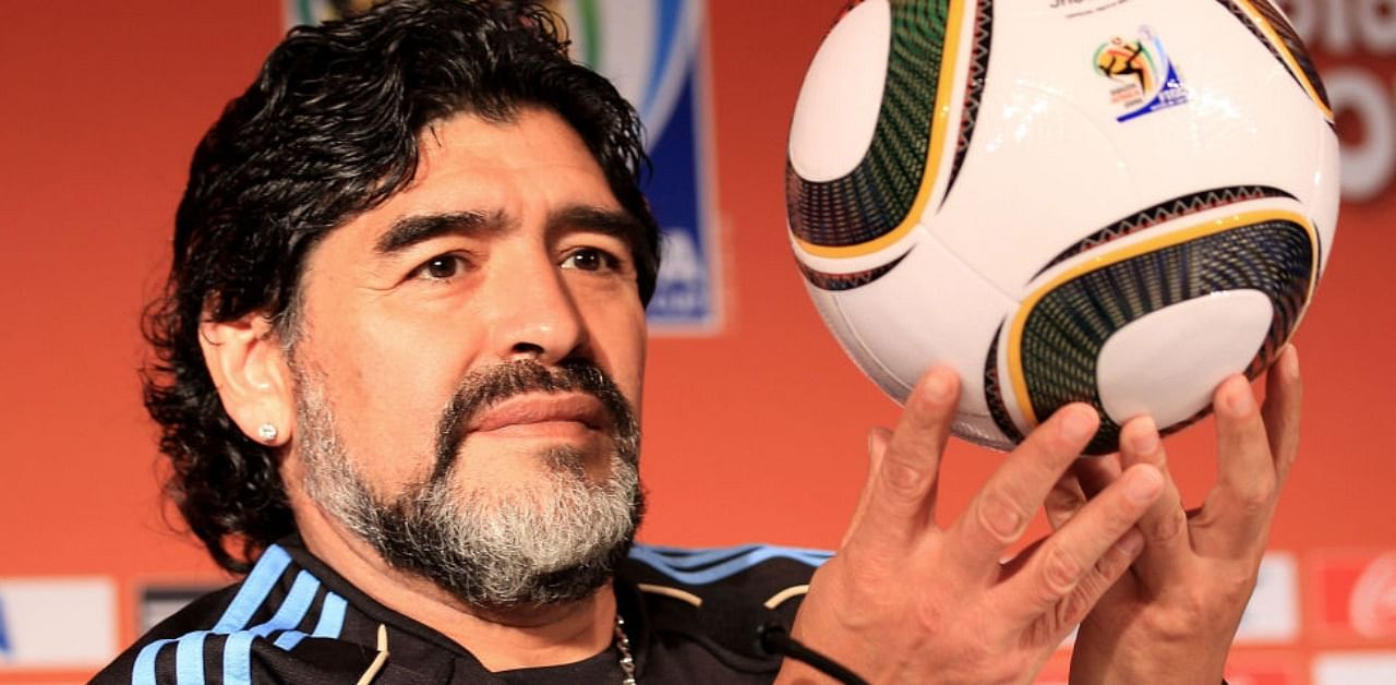 Diego Maradona file photo. Credit: Getty Images
