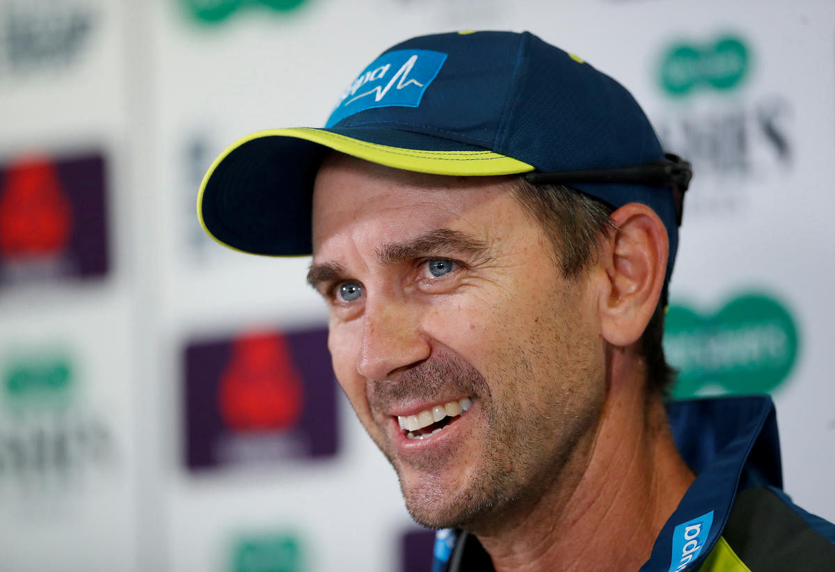 Australia's head coach Justin Langer. Credit: Reuters photo. 