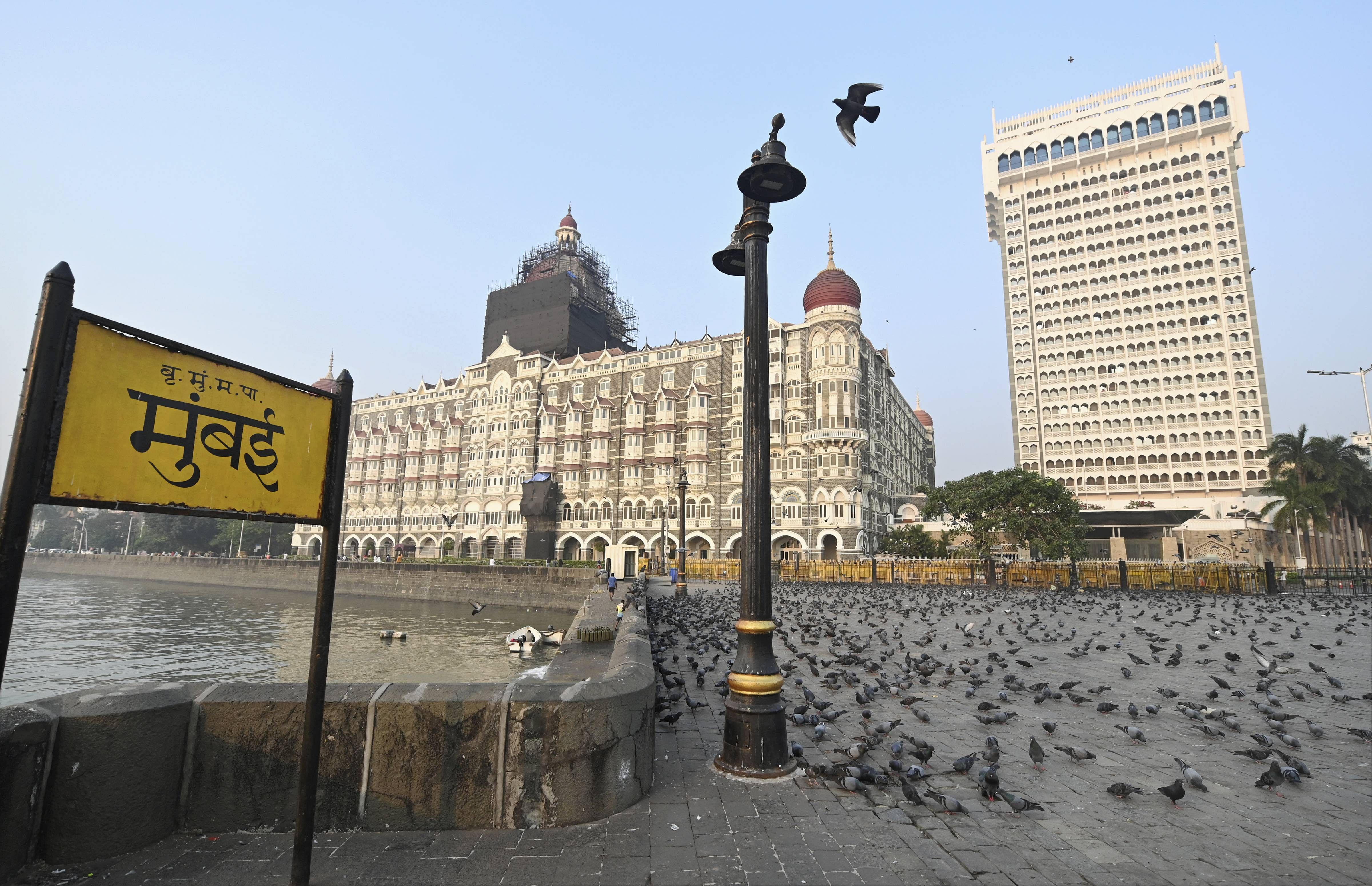 Mumbai: Gateway of India and Taj Hotel on the eve of the 12th anniversary of 26/11 terror attack. Credit: PTI Photo