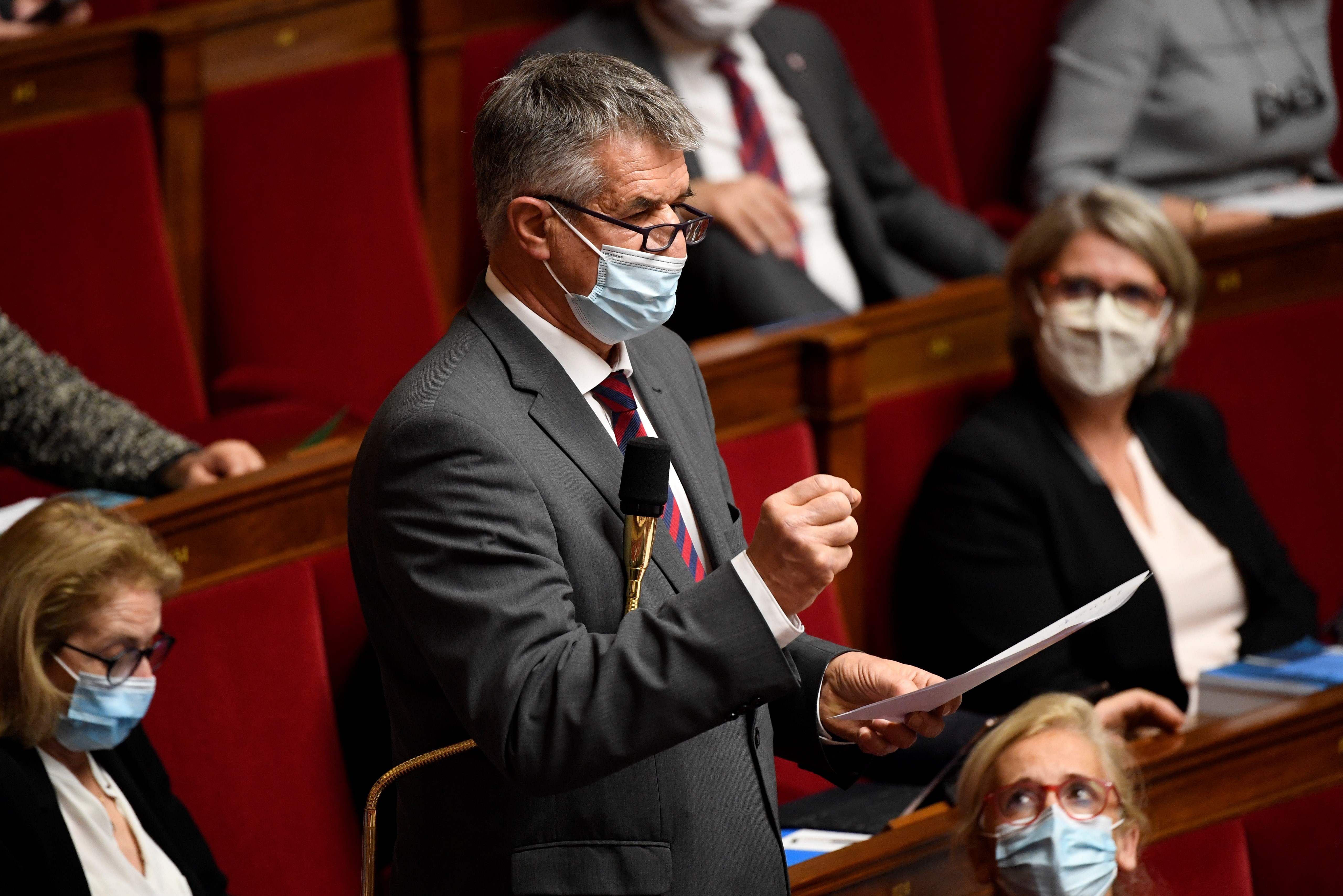 Modem centrist party MP Jean Lassalle. Credit: AFP Photo
