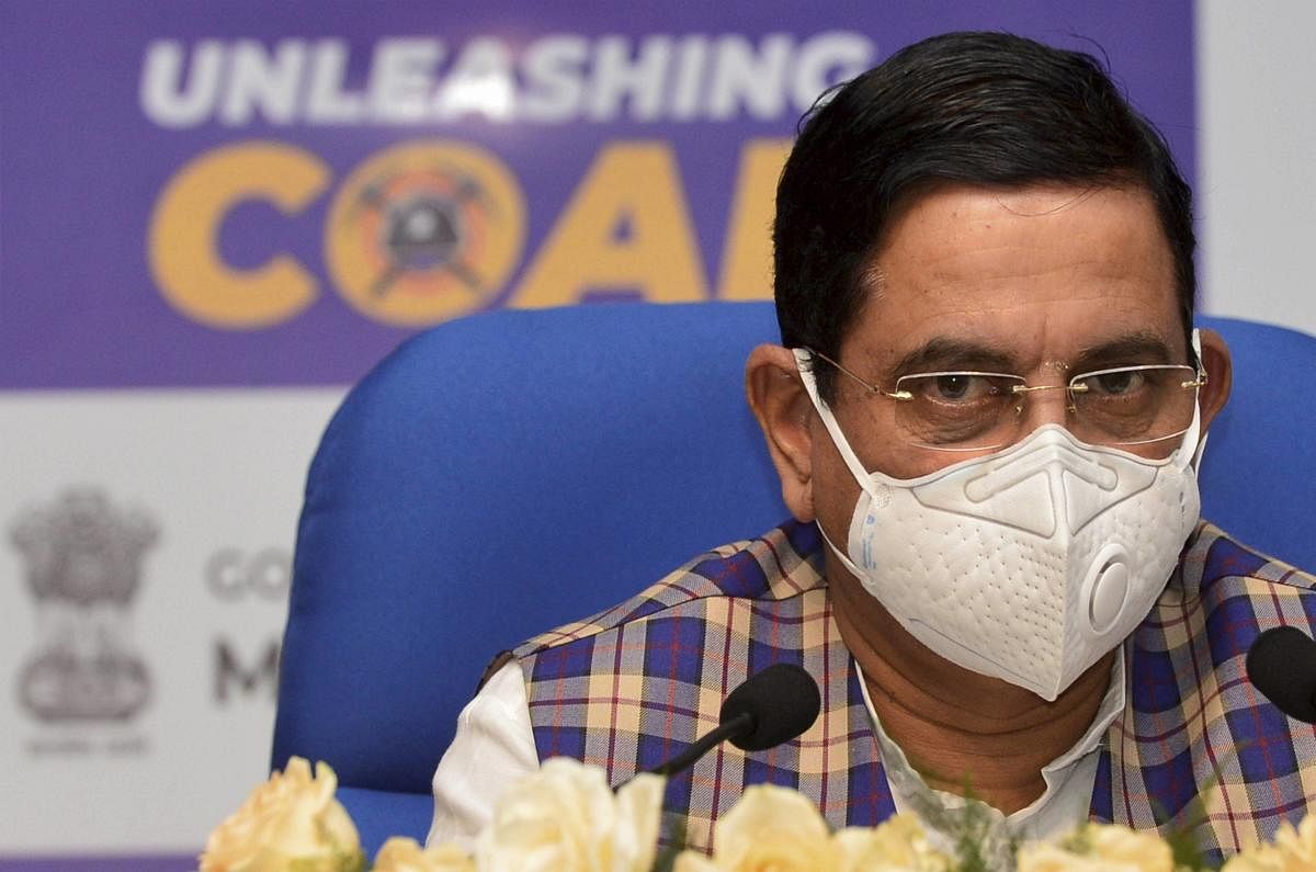 Union Minister for Parliamentary Affairs, Coal and Mines Pralhad Joshi was one of the guests at the event. Credit: PTI file photo.