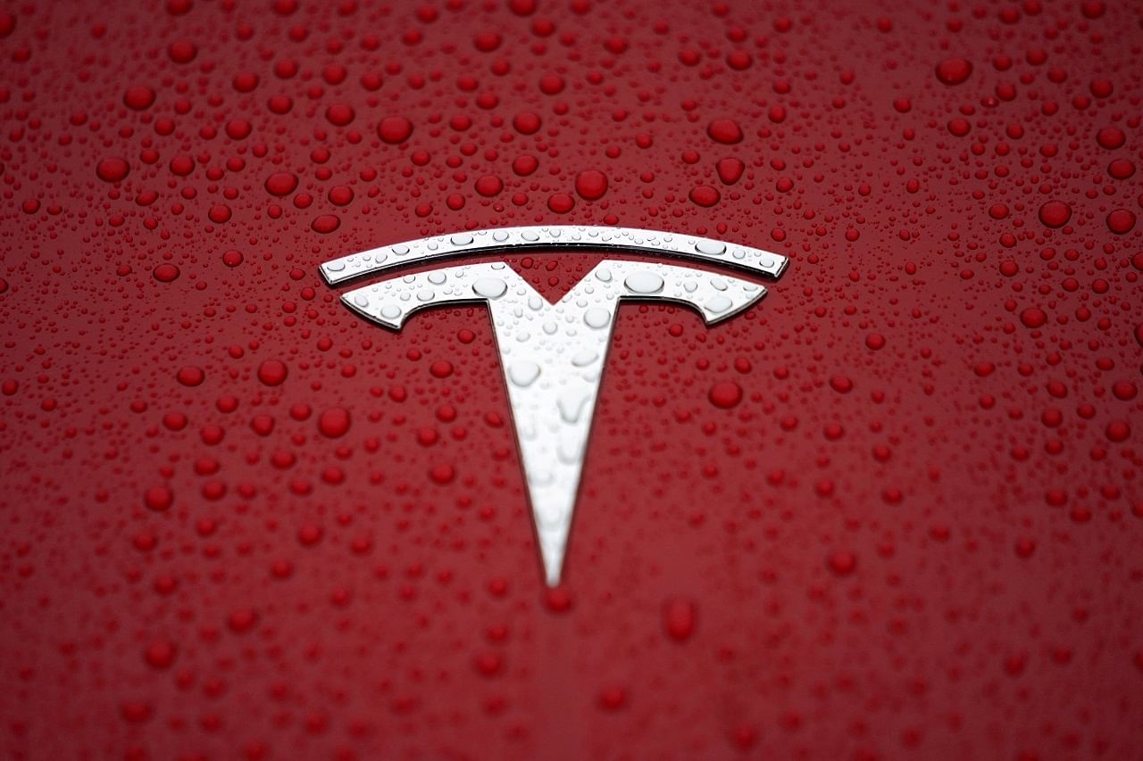 A Tesla logo. Credit: Reuters Photo