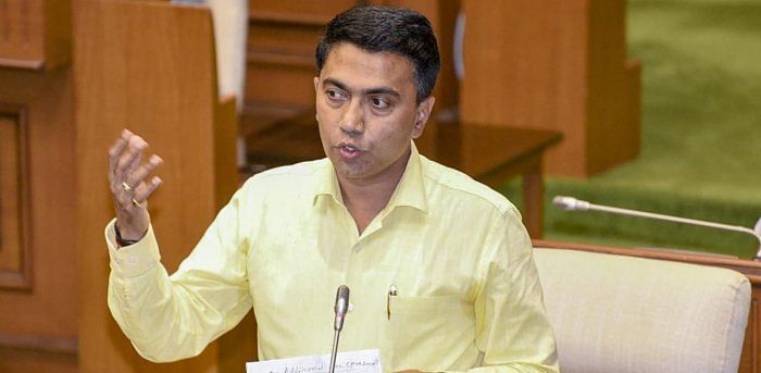 Goa Chief Minister Pramod Sawant. Credit: PTI Photo