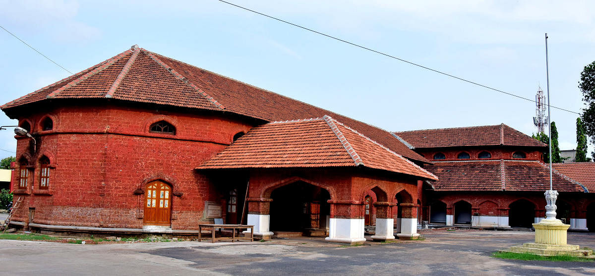 The restoration work of the University college building completed last year has largely remained faithful to the original structure, which shows a strong influence of the Basel Mission. Photo credit: Govindraj Javali