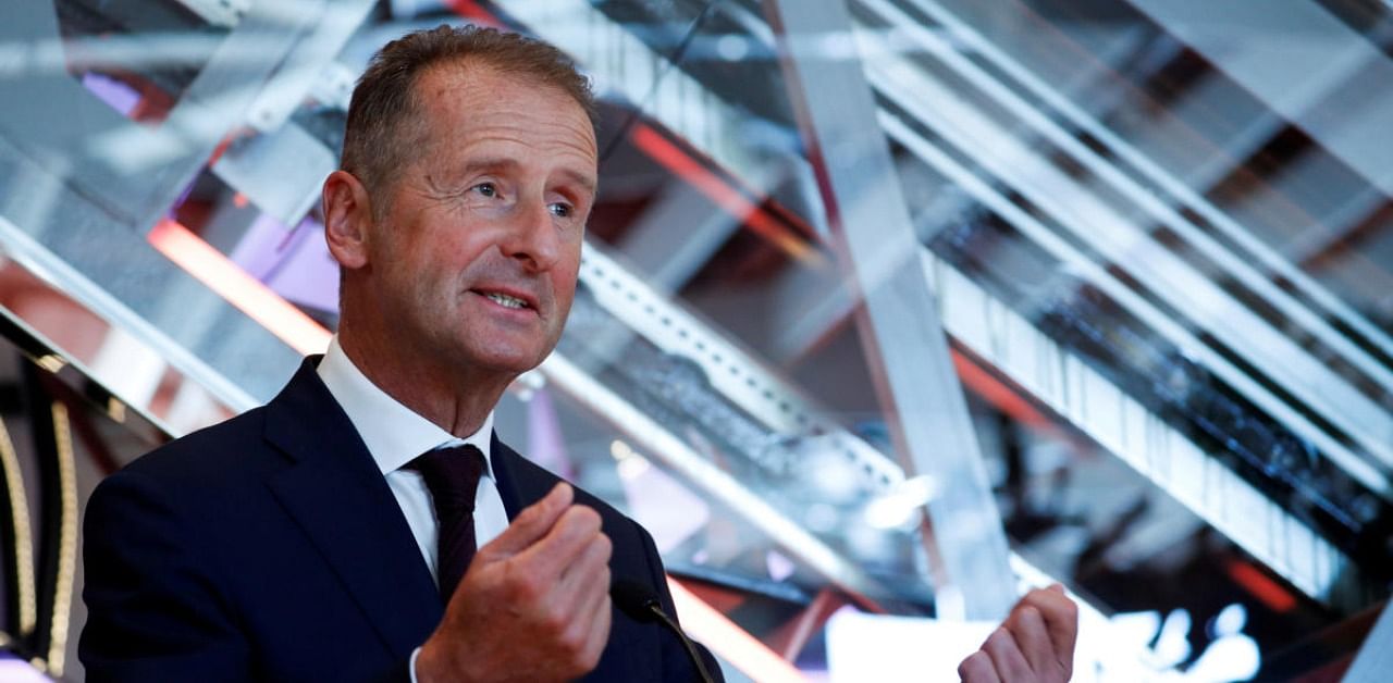  Volkswagen Group Chief Executive Officer Herbert Diess. Credit: Reuters Photo