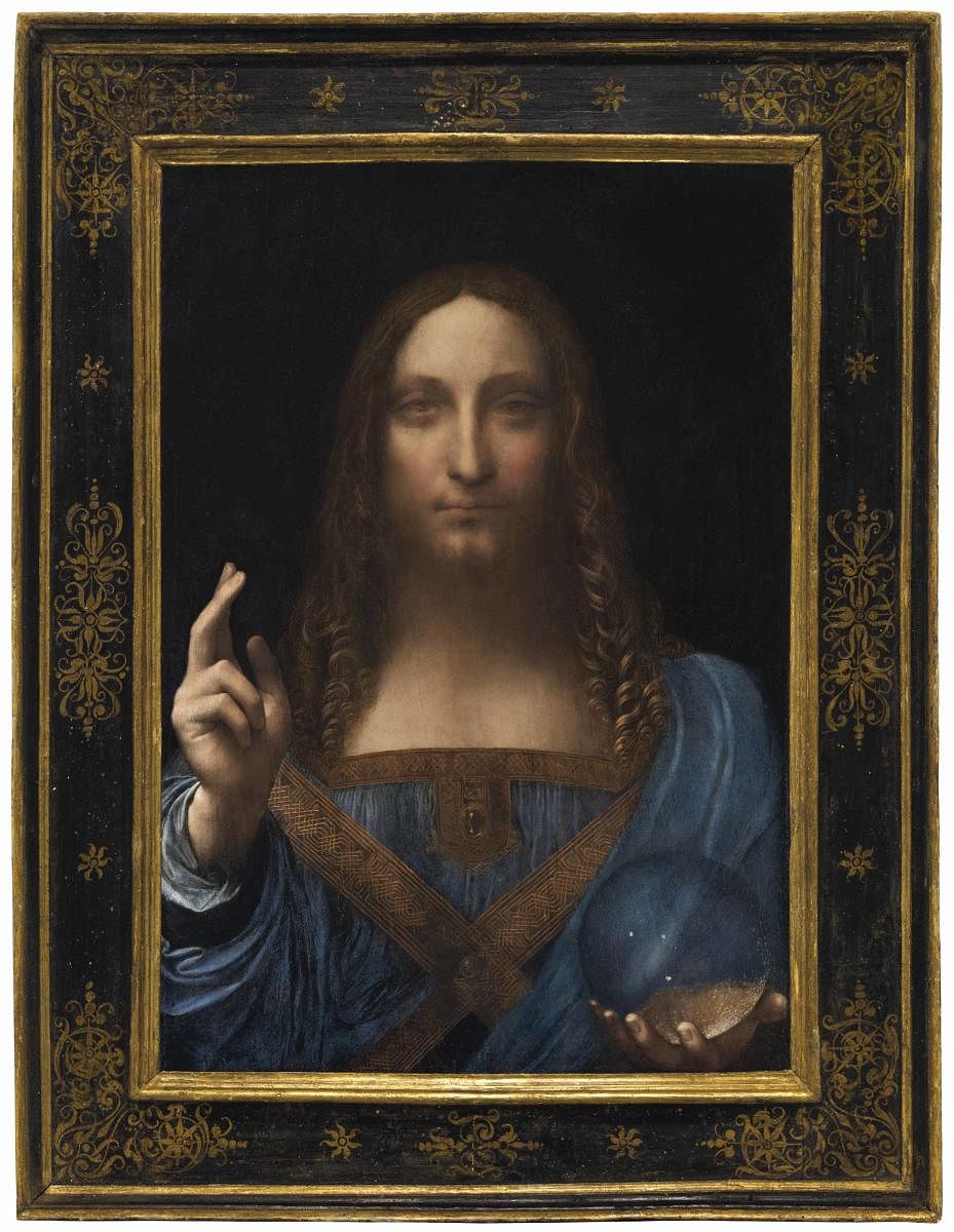 The controversial painting 'Salvator Mundi'