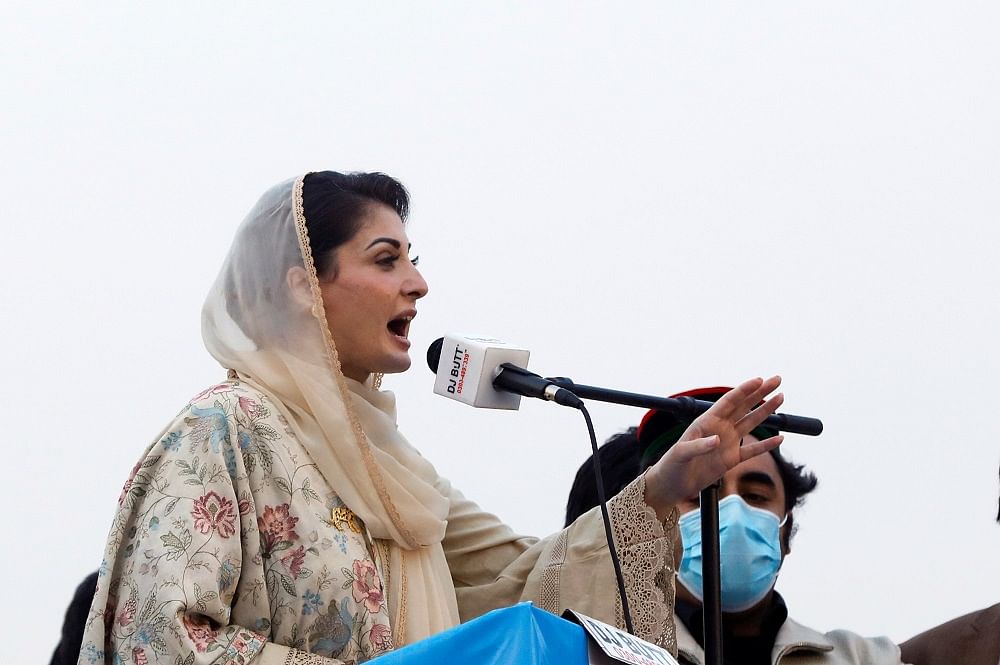 Maryam Nawaz, the daughter of Pakistan's former Prime Minister Nawaz Sharif. Credit: Reuters Photo
