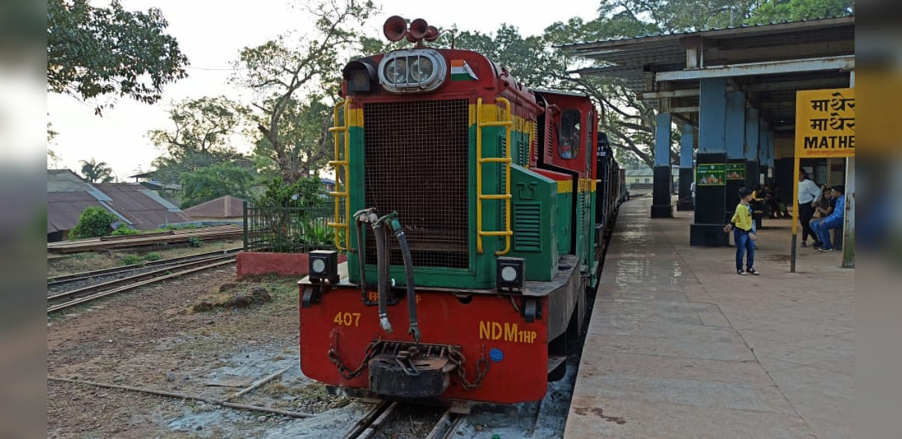 The entire narrow-gauge (two feet) route of Matheran Hill Railway has five stations -- Neral, Jumapatti, Water Pipe, Aman Lodge and Matheran – and it passes through forests and hills which are part of the Sahyadri ranges of Western Ghats. Credit: DH Photo