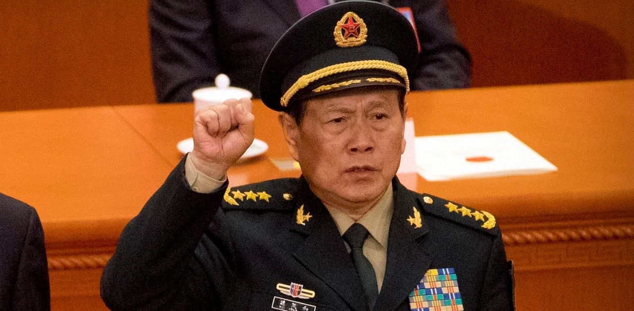 Defense Minister Lt. Gen. Wei Fenghe. Credit: AP/PTI Photo