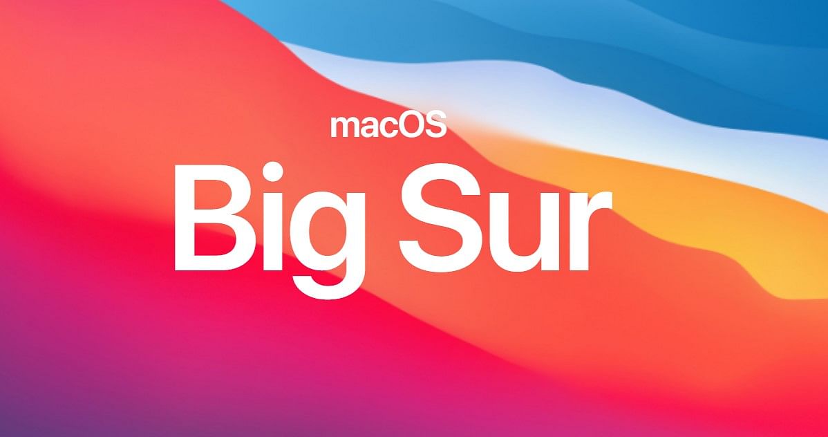 The new macOS Big Sur. Credit: Apple
