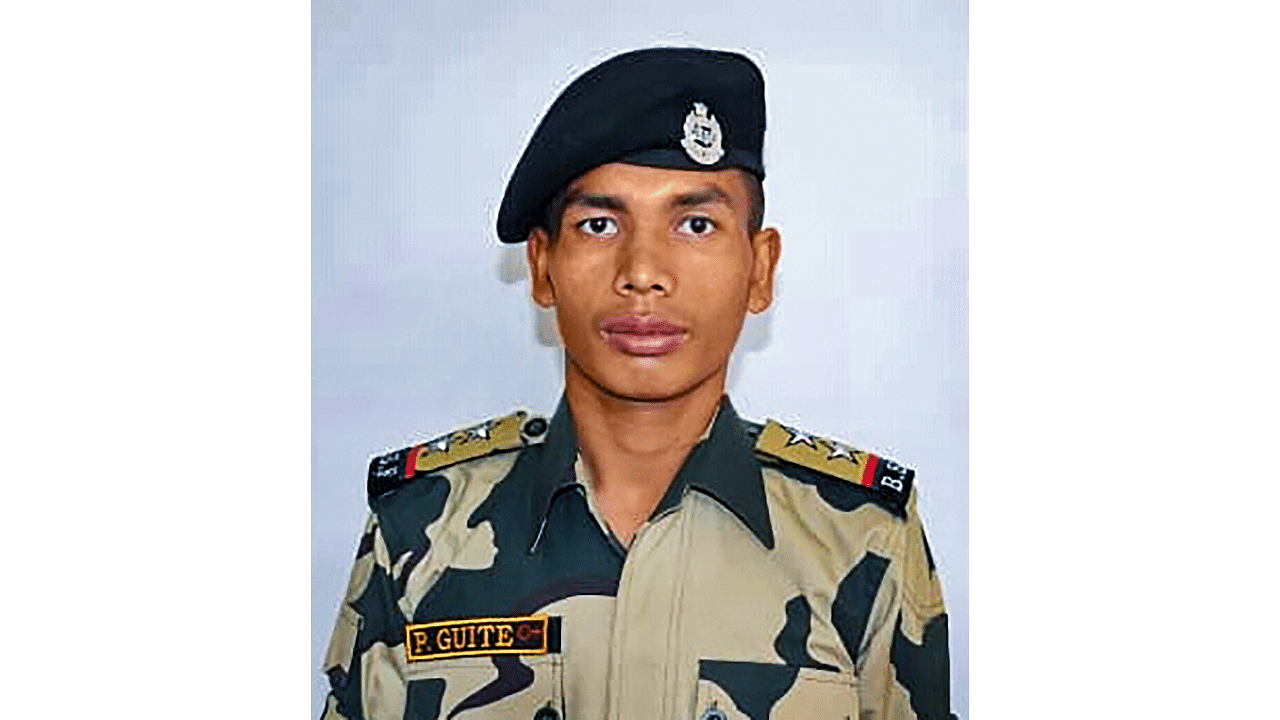 Undated photo of BSF Sub-Inspector Paotinsat Guite, who was killed in a ceasefire violation by the Pakistan army along the Line of Control (LoC) in Poonch district of Jammu and Kashmir. Credit: PTI Photo