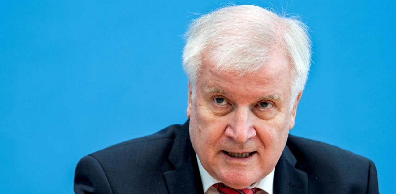 "There is no place in our country for a group that sows hate and propagates the re-establishment of a Nazi state," Interior Minister Horst Seehofer said. Credit: Reuters file photo.