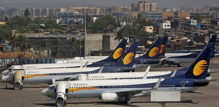 Jet Airways saw its losses widening to Rs 5,535.75 crore in the year ended March 2019, mainly due to surge in expenses. Credit: Reuters Photo