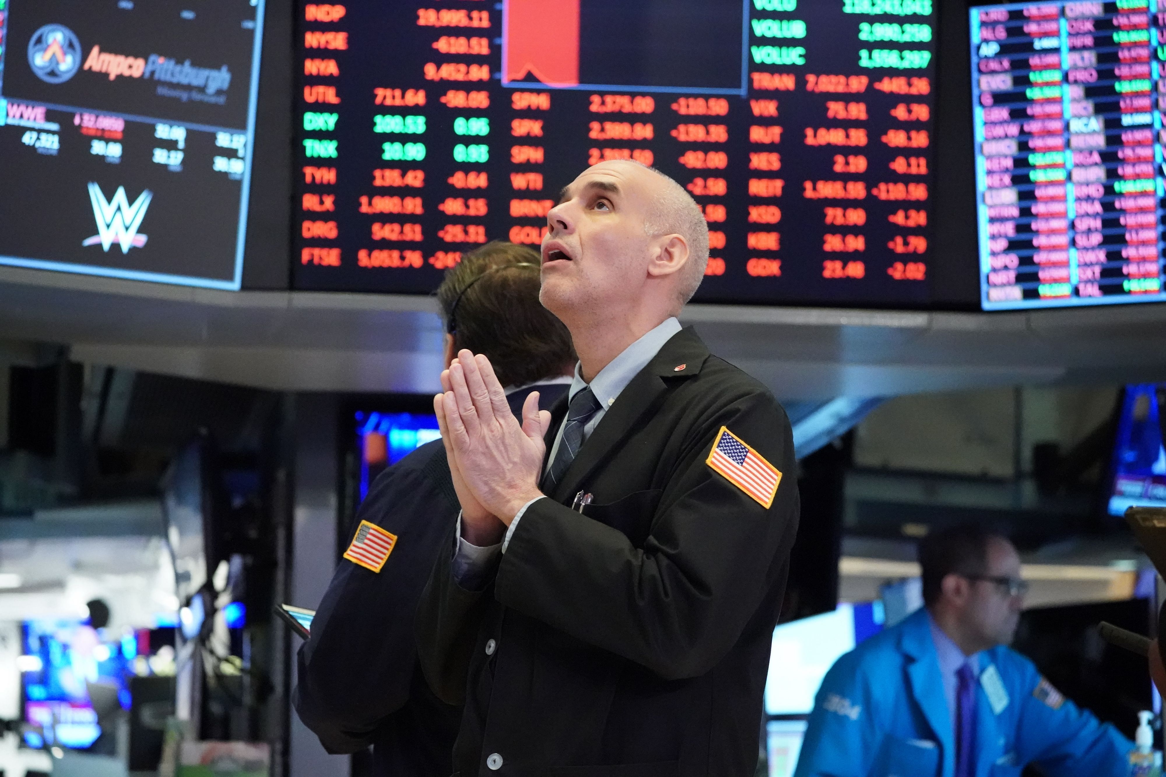 Wall Street stocks. Credit: AFP Photo