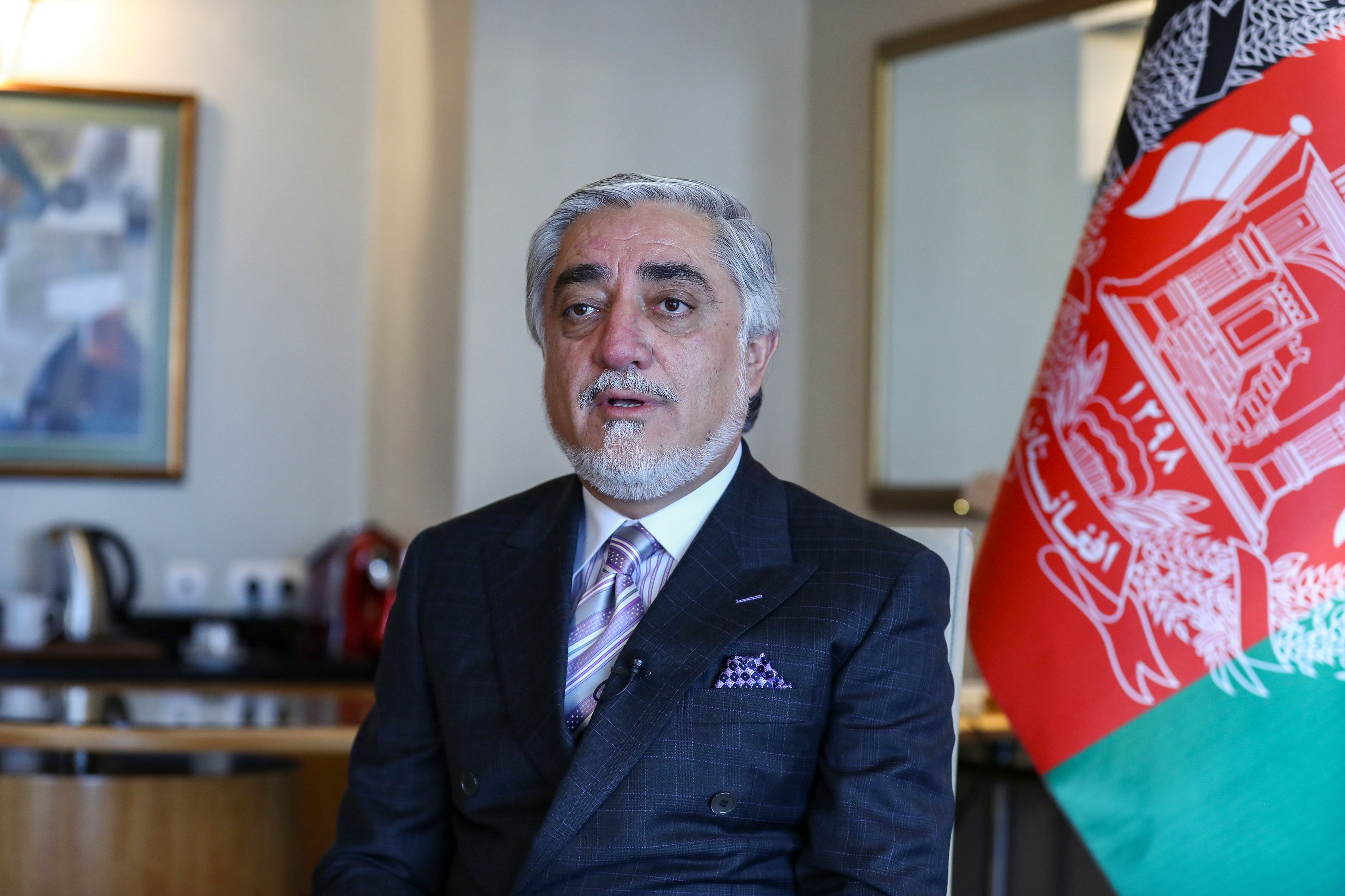 Chairman of Afghanistan's High Council for National Reconciliation, Abdullah Abdullah. Credit: AFP Photo