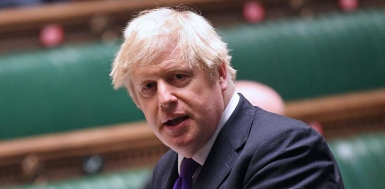 Britain's Prime Minister Boris Johnson file photo. Credit: AFP Photo