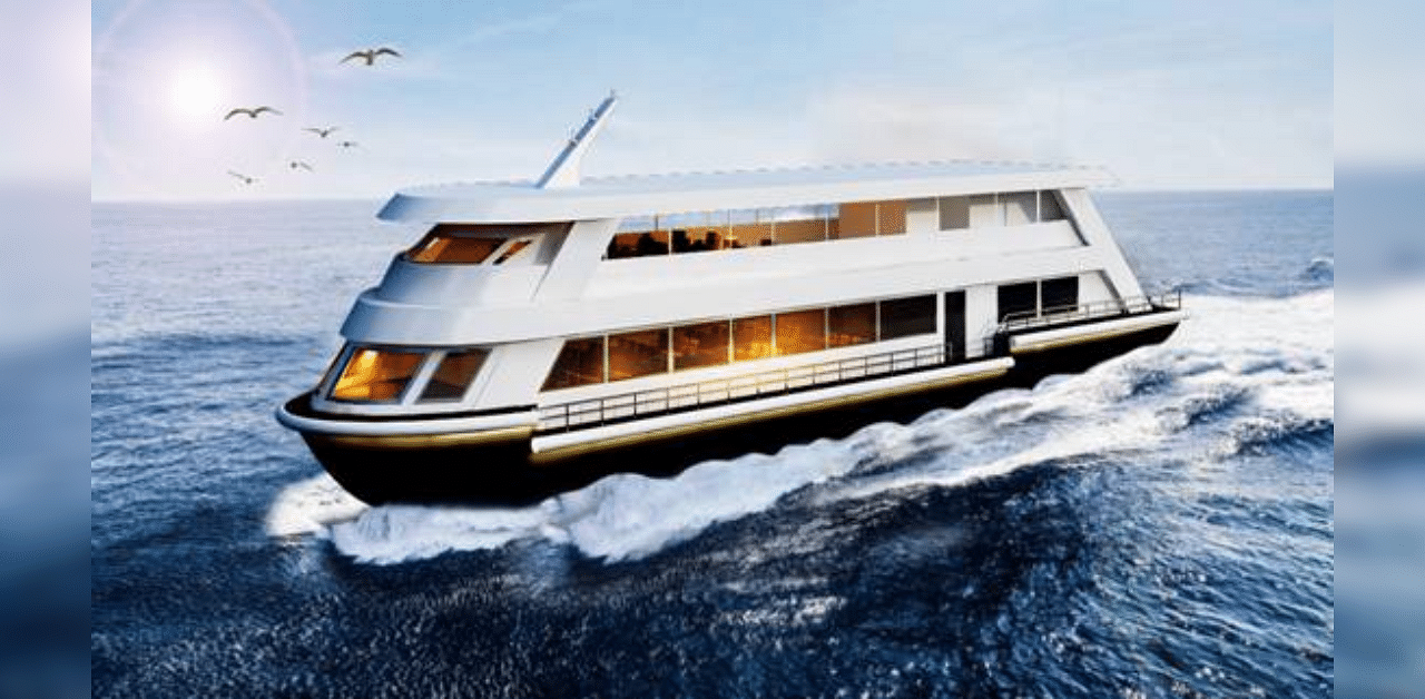 3D design (artist impression) of proposed cruise vessel. Credit: PIB