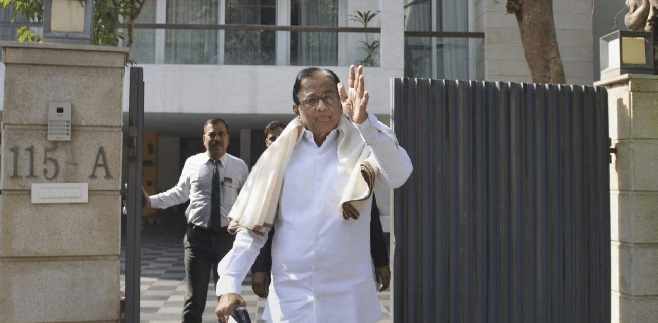 Former finance minister P Chidambaram. Credit: PTI Photo