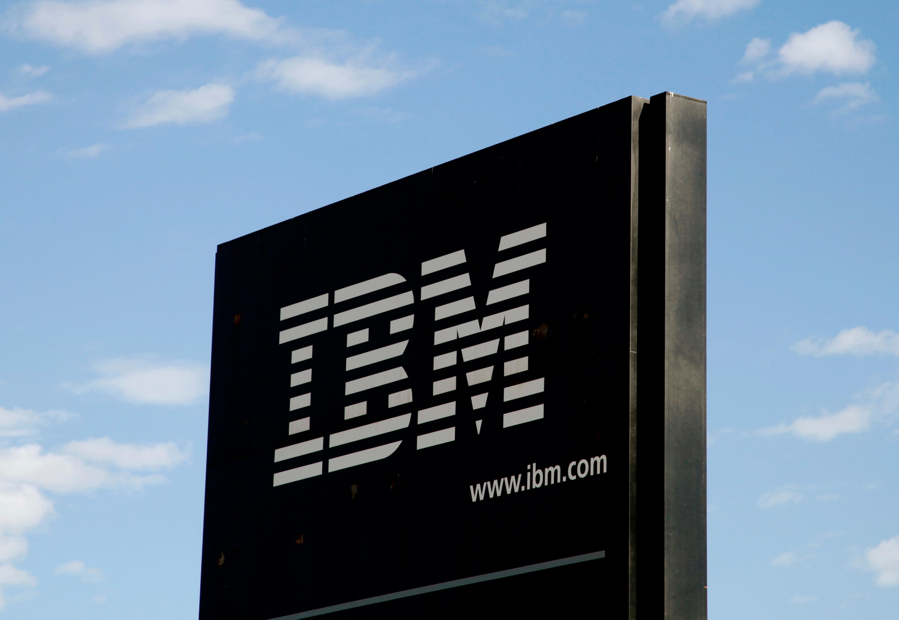 The sign at the IBM facility near Boulder. Credit: Reuters Photo