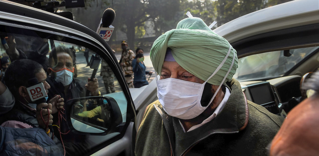 Punjab CM Amarinder Singh. Credit: PTI Photo