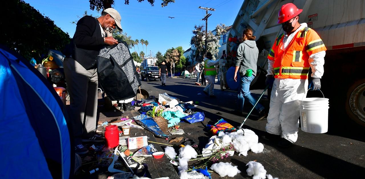  The ongoing coronavirus pandemic closes more indoor spaces for the homeless, forcing them onto the streets for the winter season. Credit: AFP Photo