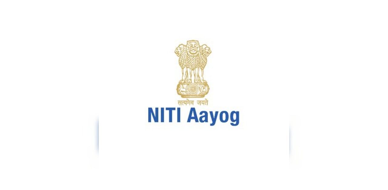NITI Aayog logo. Credit: Twitter Photo/@NITIAayog