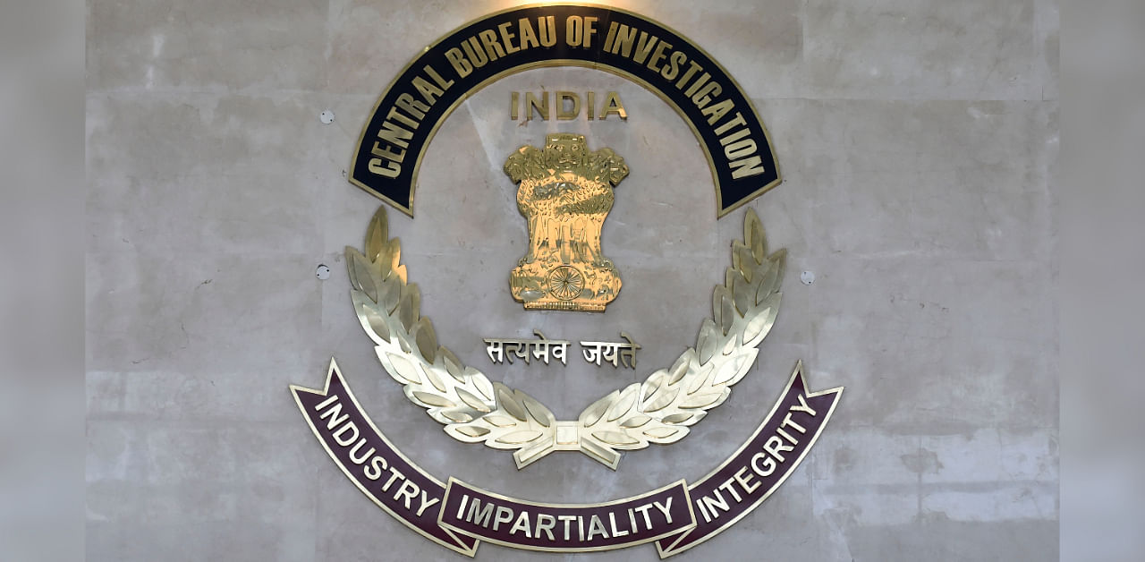 Central Bureau of Investigation (CBI) logo at CBI HQ, in New Delhi. Credit: PTI File Photo