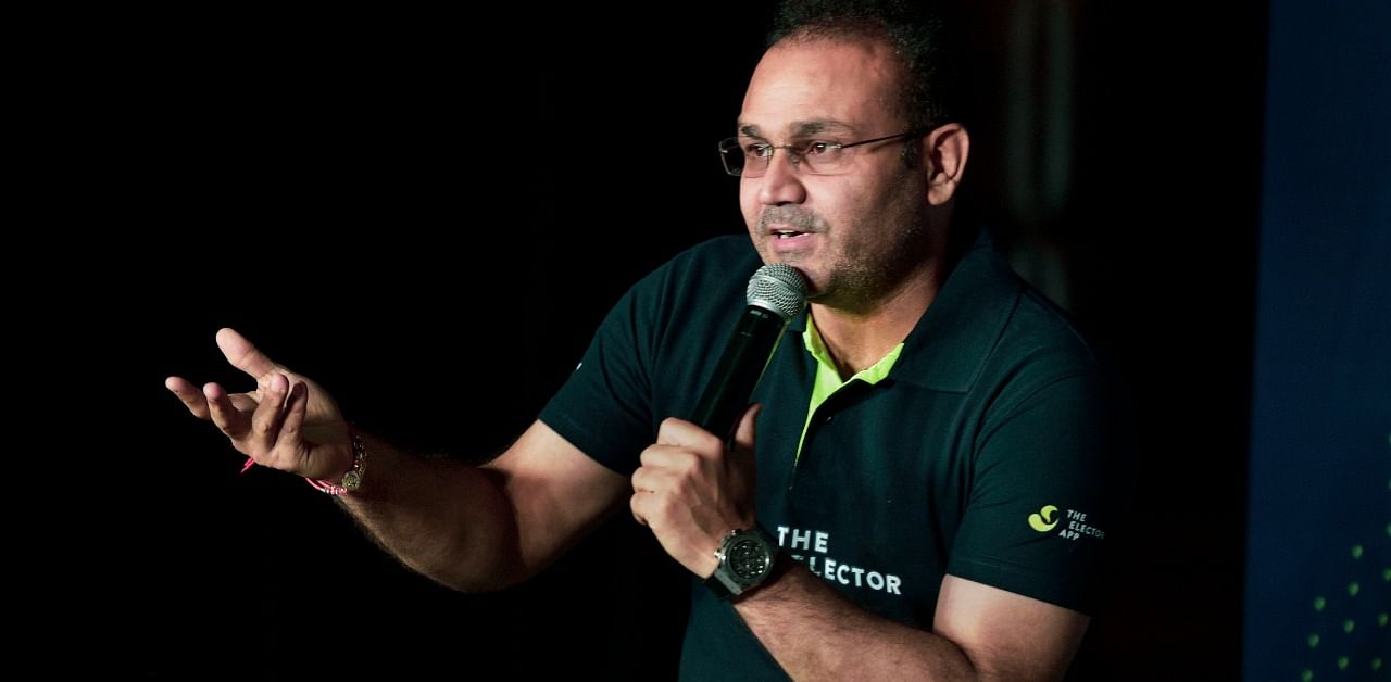 Former Indian cricketer Virender Sehwag. Credit: PTI Photo