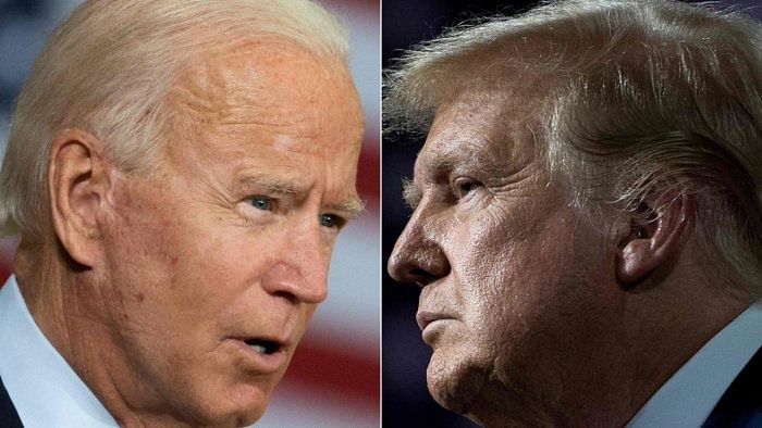 President-elect Joe Biden and US President Donald Trump. Credit: AFP File Photo