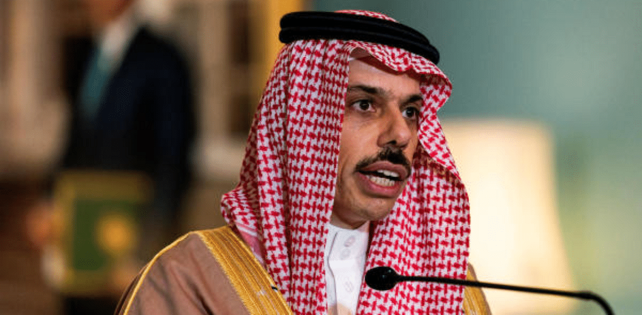 Saudi Minister of Foreign Affairs Prince Faisal bin Farhan Al Saud. Credit: Reuters File Photo