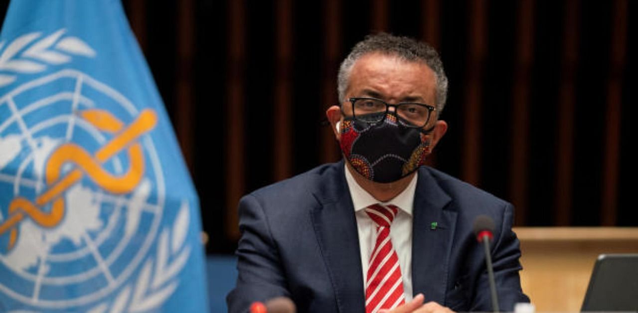 WHO Director-General Tedros Adhanom Ghebreyesus cautioned against the 'growing perception that the pandemic is over'. Credit: Reuters File Photo