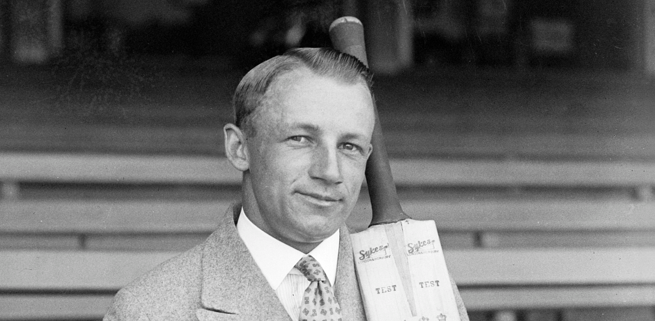 Late Australian cricketer Don Bradman's 'baggy green' cap is being put up for auction this week. Credit: Wikimedia Commons