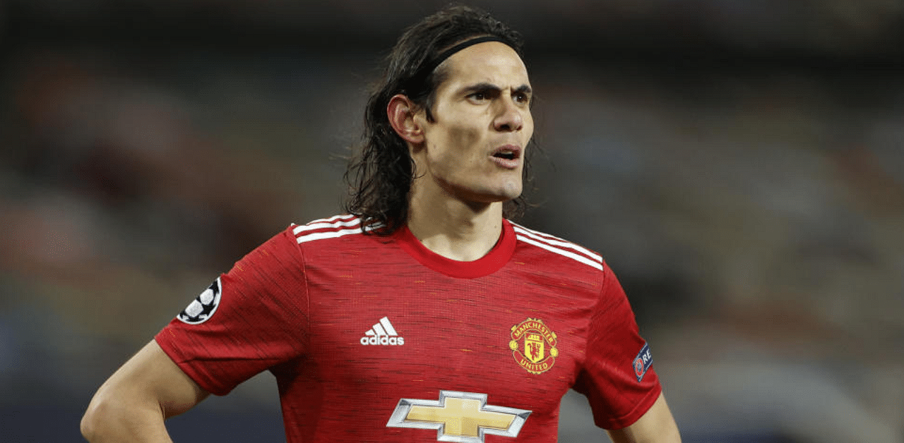 Manchester United's Edinson Cavani. Credit: Reuters File Photo