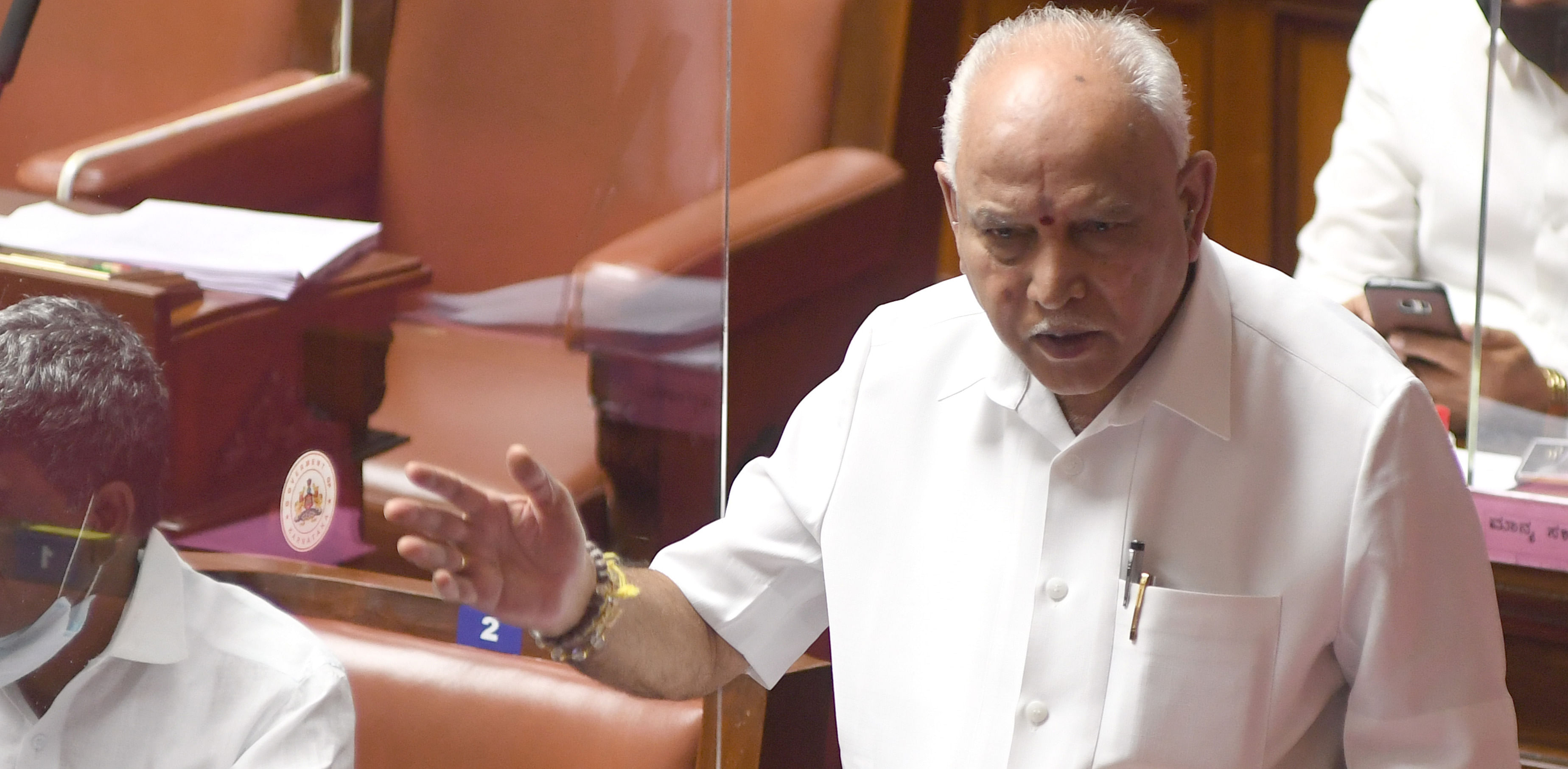  Chief Minister BS Yediyurappa urged farmers to withdraw all demonstrations and invited them for discussions with the government. Credit: DH Photo