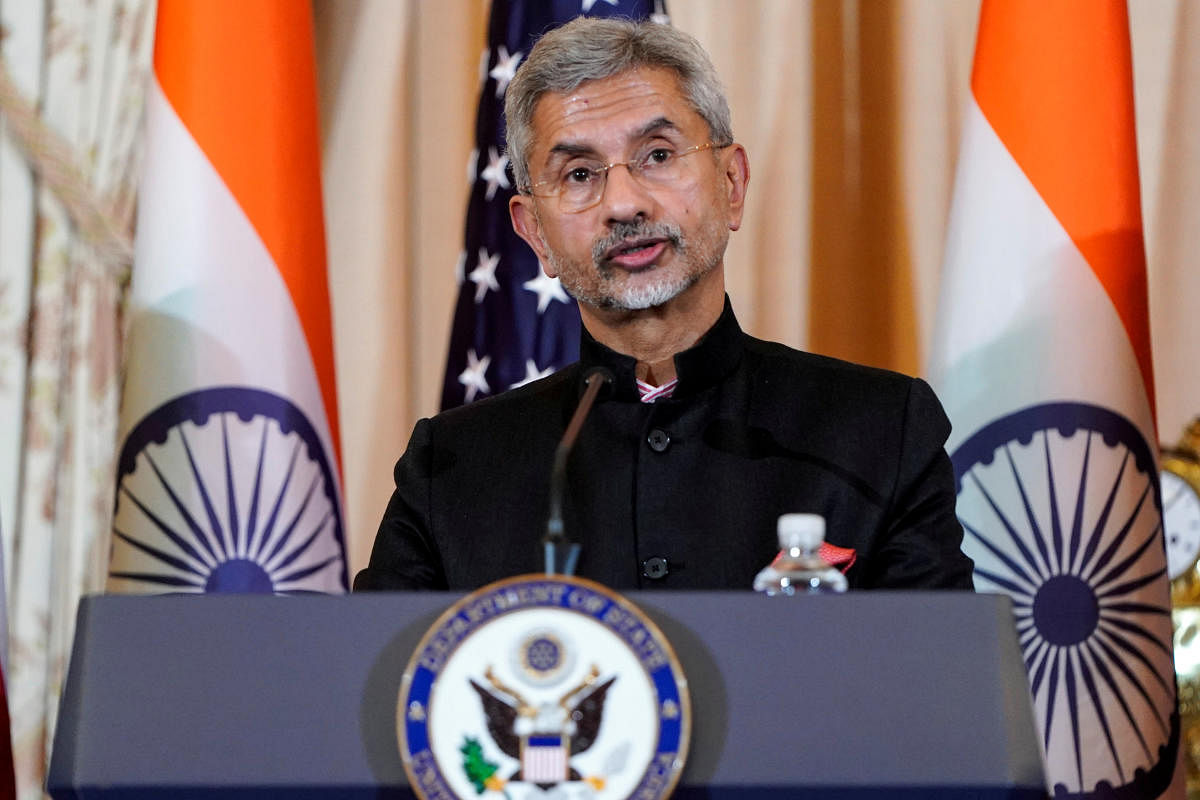 Minister of External Affairs Subrahmanyam Jaishankar. Credit: Reuters photo. 